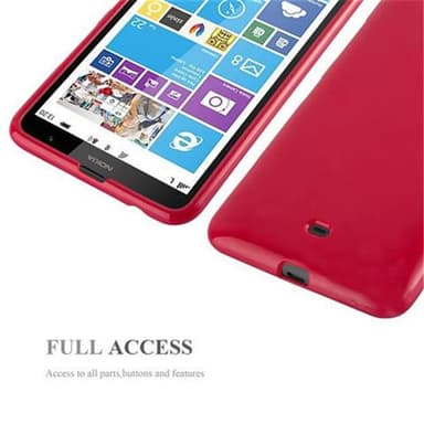 Nokia Lumia 1320 Skal Fodral Case (Röd)