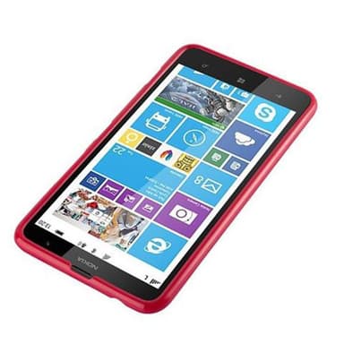 Nokia Lumia 1320 Skal Fodral Case (Röd)