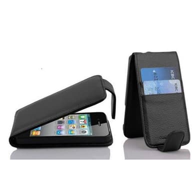 iPhone 4 / 4S Flipfodral Skal (Svart)