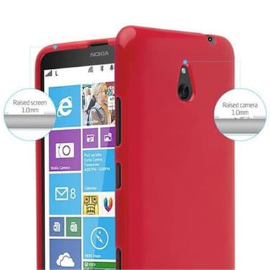 Nokia Lumia 1320 Skal Fodral Case (Röd)