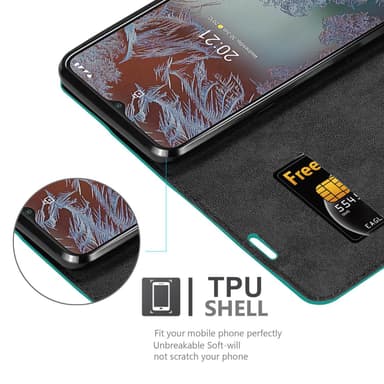 Nokia G10 / G20 Skal Fodral Case (Turkos)