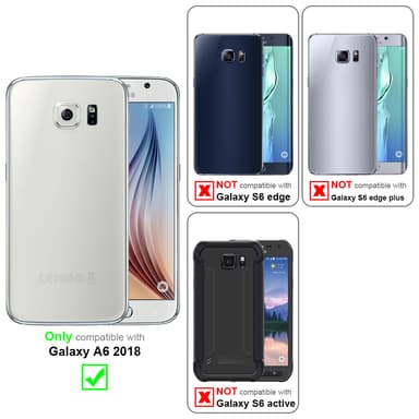 Skal Samsung Galaxy S6 Fodral Case (Röd)