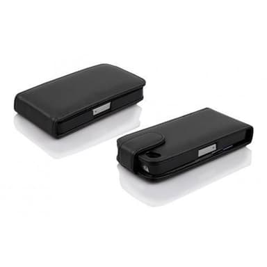 iPhone 4 / 4S Flipfodral Skal (Svart)