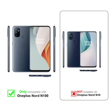 OnePlus Nord N100 Skal Fodral Case (Röd)