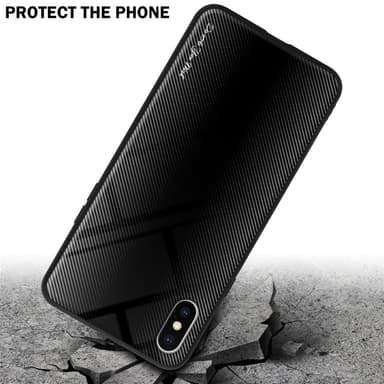 iPhone XS MAX Skal Fodral Case (Svart)