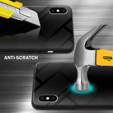 iPhone XS MAX Skal Fodral Case (Svart)