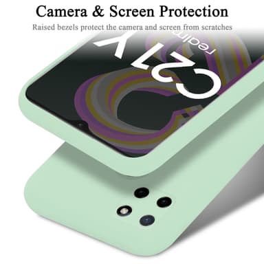 Realme C21Y / C25Y Skal Fodral Case (Grön)