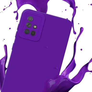 Samsung Galaxy A71 4G Skal Fodral Case (Lila)