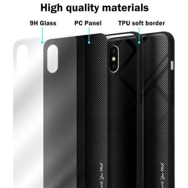 iPhone XS MAX Skal Fodral Case (Svart)