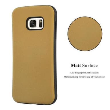 Samsung Galaxy S7 Skal Fodral Case (Brun)