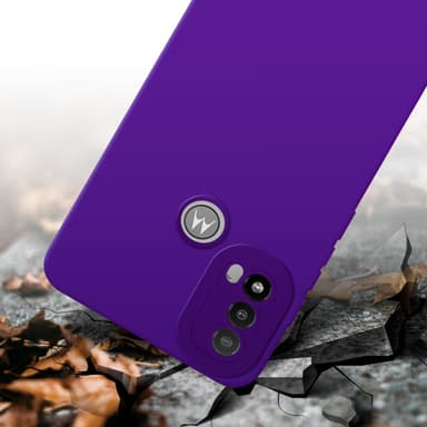 Motorola MOTO E20 Skal Fodral Case (Lila)