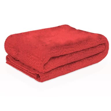 Mjuk filt 200 x 150cm Tak Blankett fleece (glut röd)