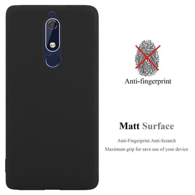Skal Nokia 5.1 Fodral Case (Svart)