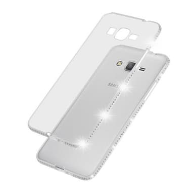 Samsung Galaxy GRAND PRIME Skal Fodral Case (Vit)