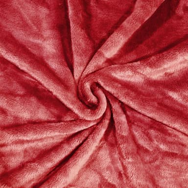 Mjuk filt 200 x 150cm Tak Blankett fleece (glut röd)
