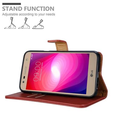 LG X POWER 2 Plånboksfodral Skal (Röd)