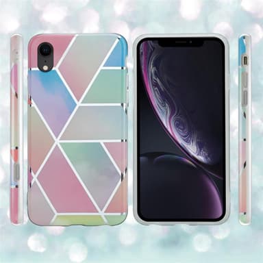 iPhone XR Plånboksfodral Skal (Rosa)
