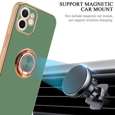 iPhone 11 Skal Fodral Case (Grön)