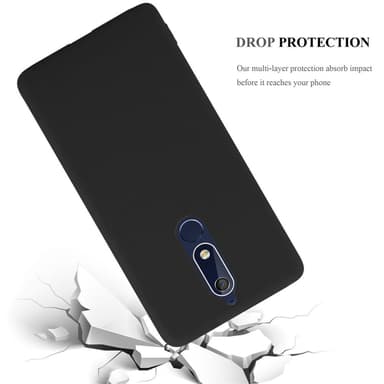 Skal Nokia 5.1 Fodral Case (Svart)