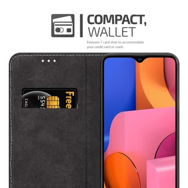 Samsung Galaxy A20s Skal Fodral Case (Svart)
