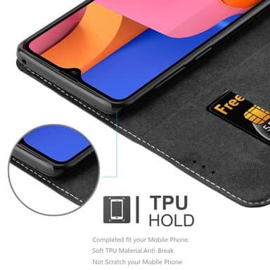 Samsung Galaxy A20s Skal Fodral Case (Svart)