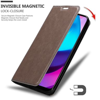 Motorola MOTO E20 / E30 / E40 Skal Fodral Case (Brun)