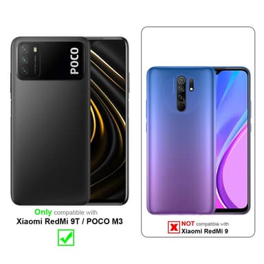 Xiaomi RedMi 9T / POCO M3 Plånboksfodral Skal (Röd)