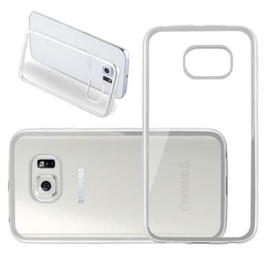 Samsung Galaxy S6 EDGE Skal Fodral Case (Silver)