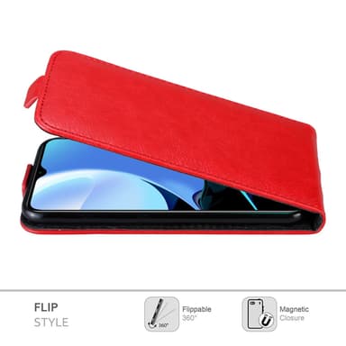 Xiaomi RedMi 9T / POCO M3 Flipfodral Skal (Röd)