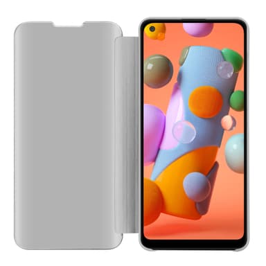 Samsung Galaxy A11 / M11 Plånboksfodral Skal (Silver)