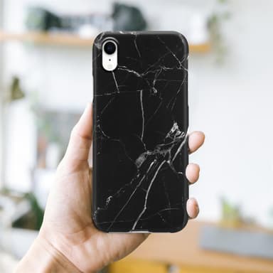 iPhone XR Plånboksfodral Skal (Svart)