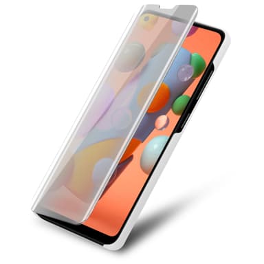 Samsung Galaxy A11 / M11 Plånboksfodral Skal (Silver)
