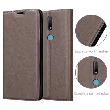 Nokia 2.4 Skal Fodral Case (Brun)