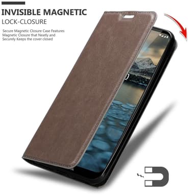 Nokia 2.4 Skal Fodral Case (Brun)