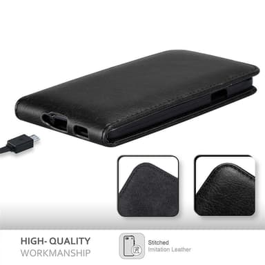 Samsung Galaxy ALPHA Flipfodral Skal (Svart)