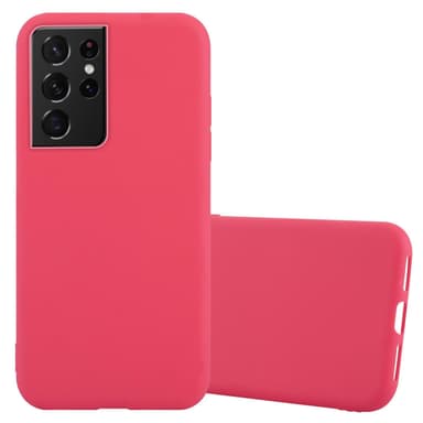 Skal Samsung Galaxy S21 ULTRA Fodral Case (Röd)