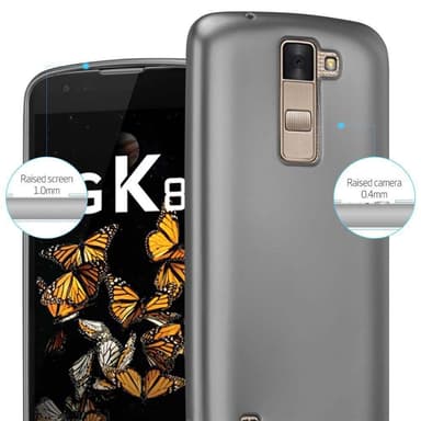 Skal LG K8 2016 Fodral Case (Grå)