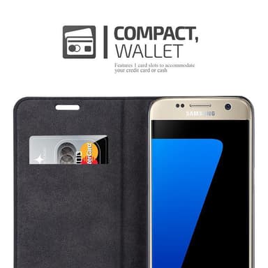 Samsung Galaxy S7 Skal Fodral Case (Brun)