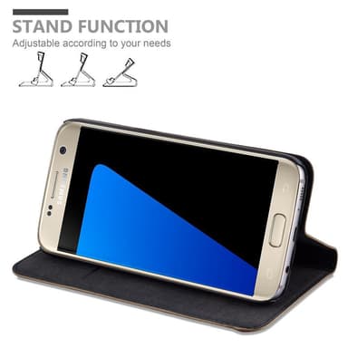 Samsung Galaxy S7 Skal Fodral Case (Brun)