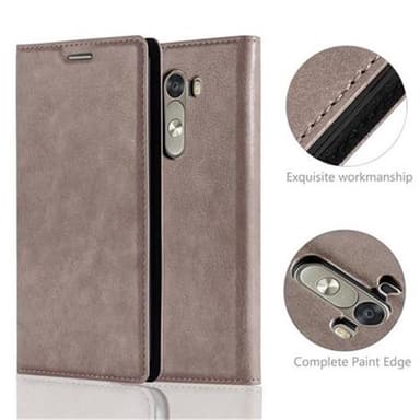 LG G3 Skal Fodral Case (Brun)