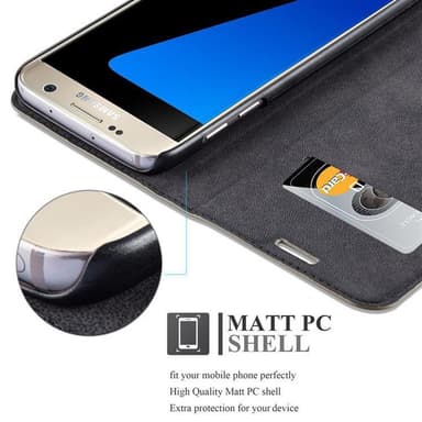 Samsung Galaxy S7 Skal Fodral Case (Brun)