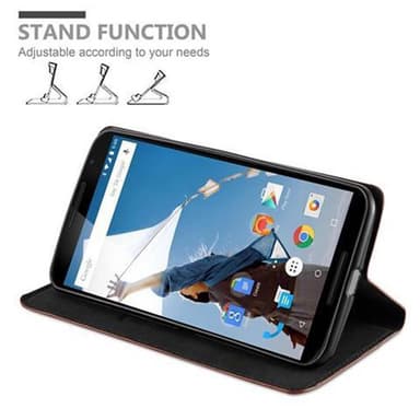 Motorola Google NEXUS 6 Skal Fodral Case (Brun)