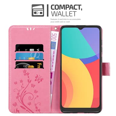 Alcatel 1S 2021 / 3L 2021 Plånboksfodral Skal (Rosa)