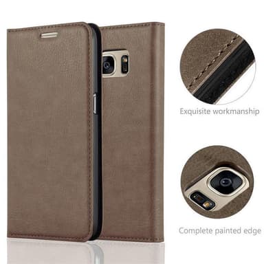 Samsung Galaxy S7 Skal Fodral Case (Brun)