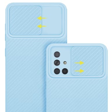 Skal Samsung Galaxy A71 4G Fodral Case (Blå)