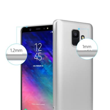 Skal Samsung Galaxy A6 2018 Fodral Case (Silver)