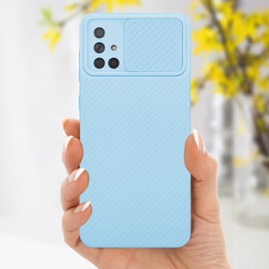 Skal Samsung Galaxy A71 4G Fodral Case (Blå)