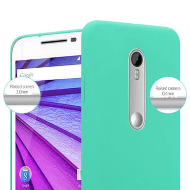 Motorola MOTO G3 Skal Fodral Case (Grön)