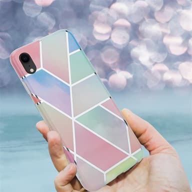 iPhone XR Plånboksfodral Skal (Rosa)