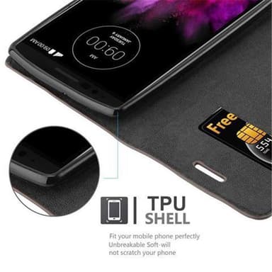 LG G FLEX 2 Skal Fodral Case (Brun)